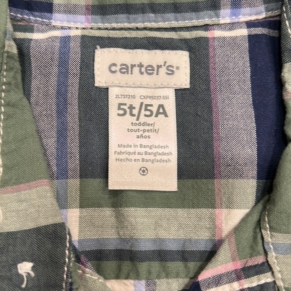 Boys plaid shirts size 5T - Picture 8 of 10